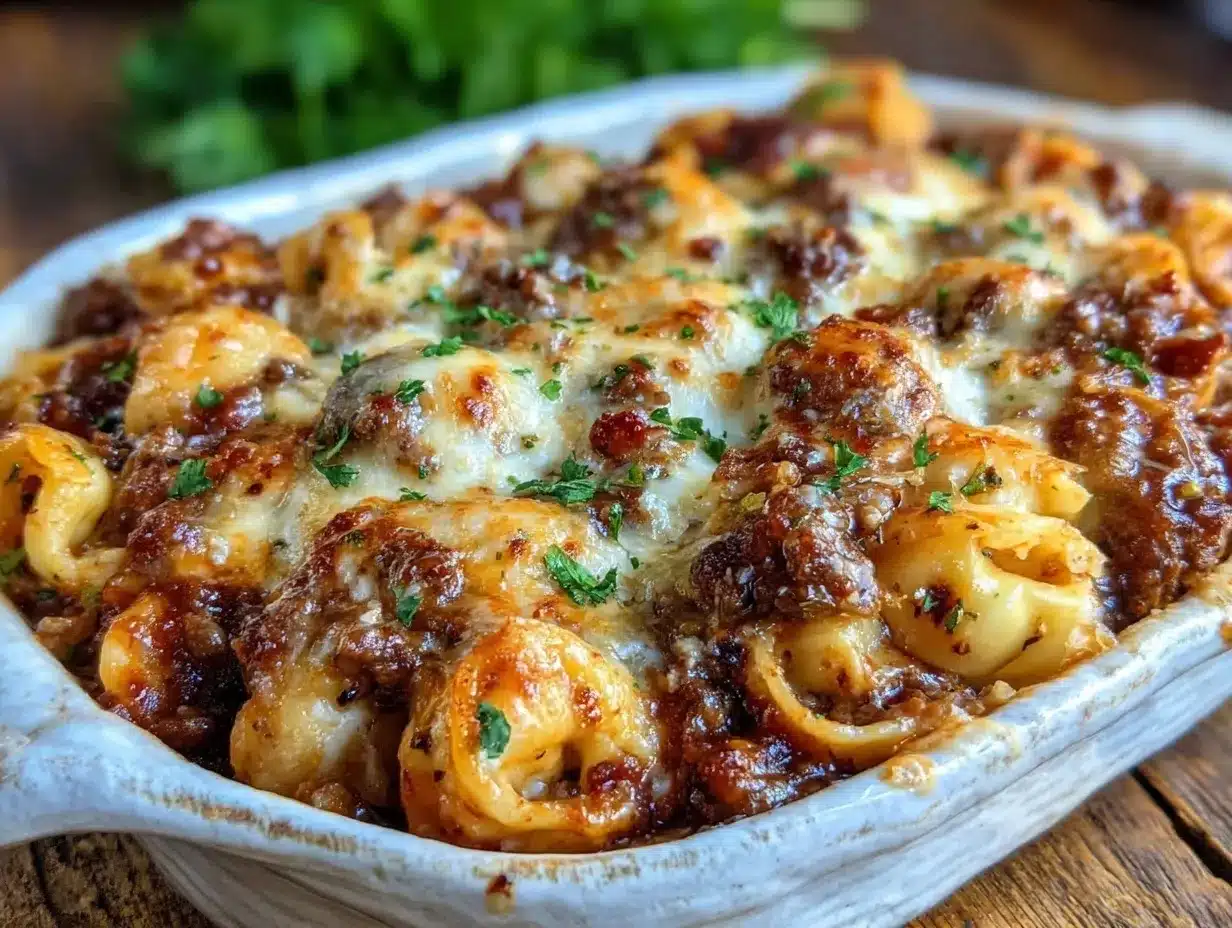 cozy beef and noodle casserole preparation steps