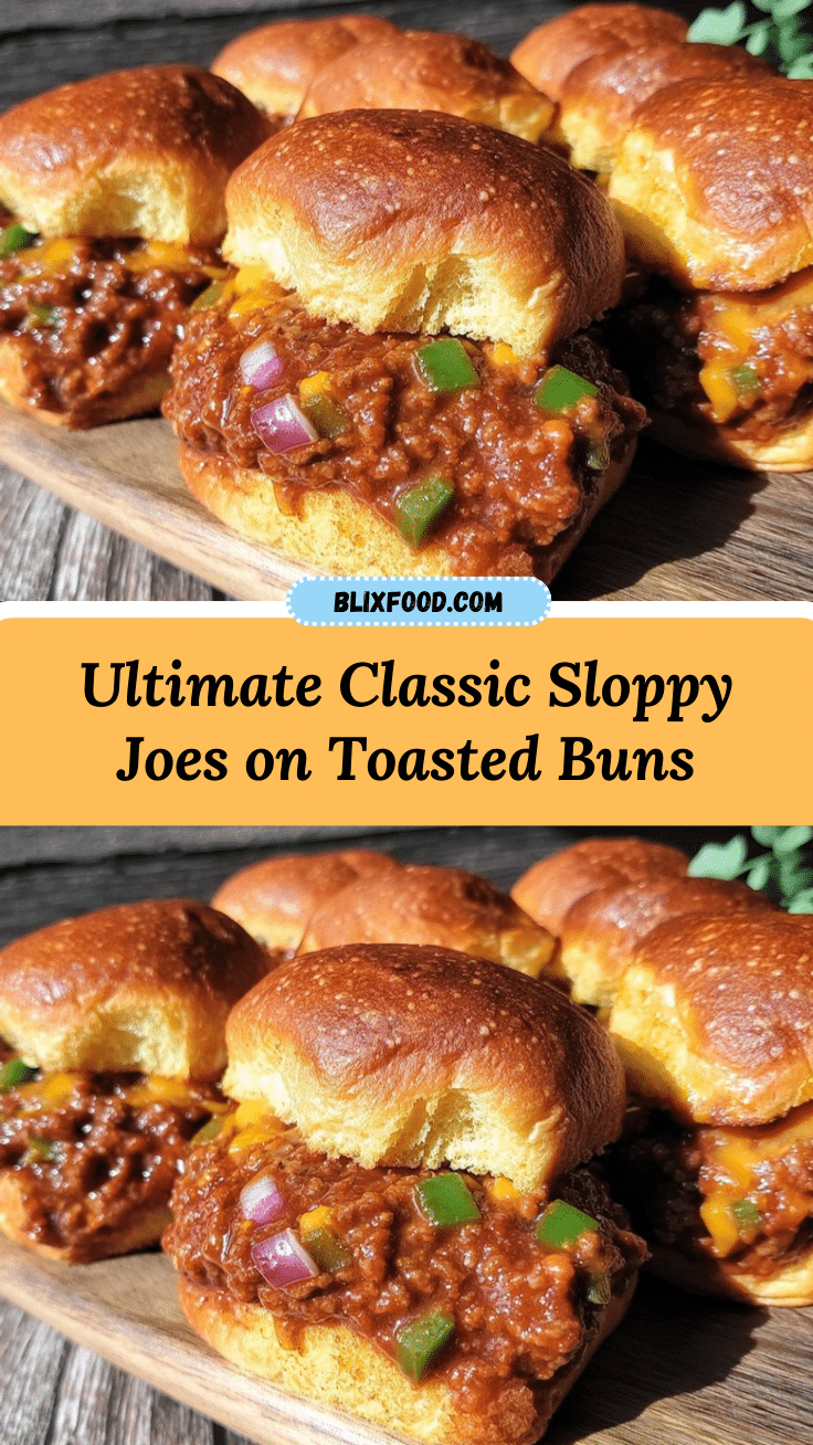 cozy classic sloppy joes recipe