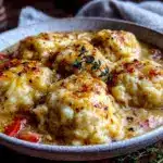 cozy crockpot chicken and dumplings - featured image