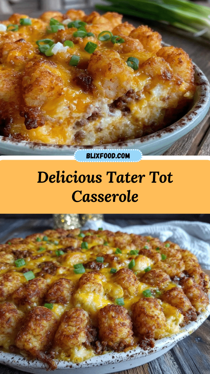 cozy tater tot casserole recipe
