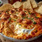 creamy buffalo chicken dip - featured image