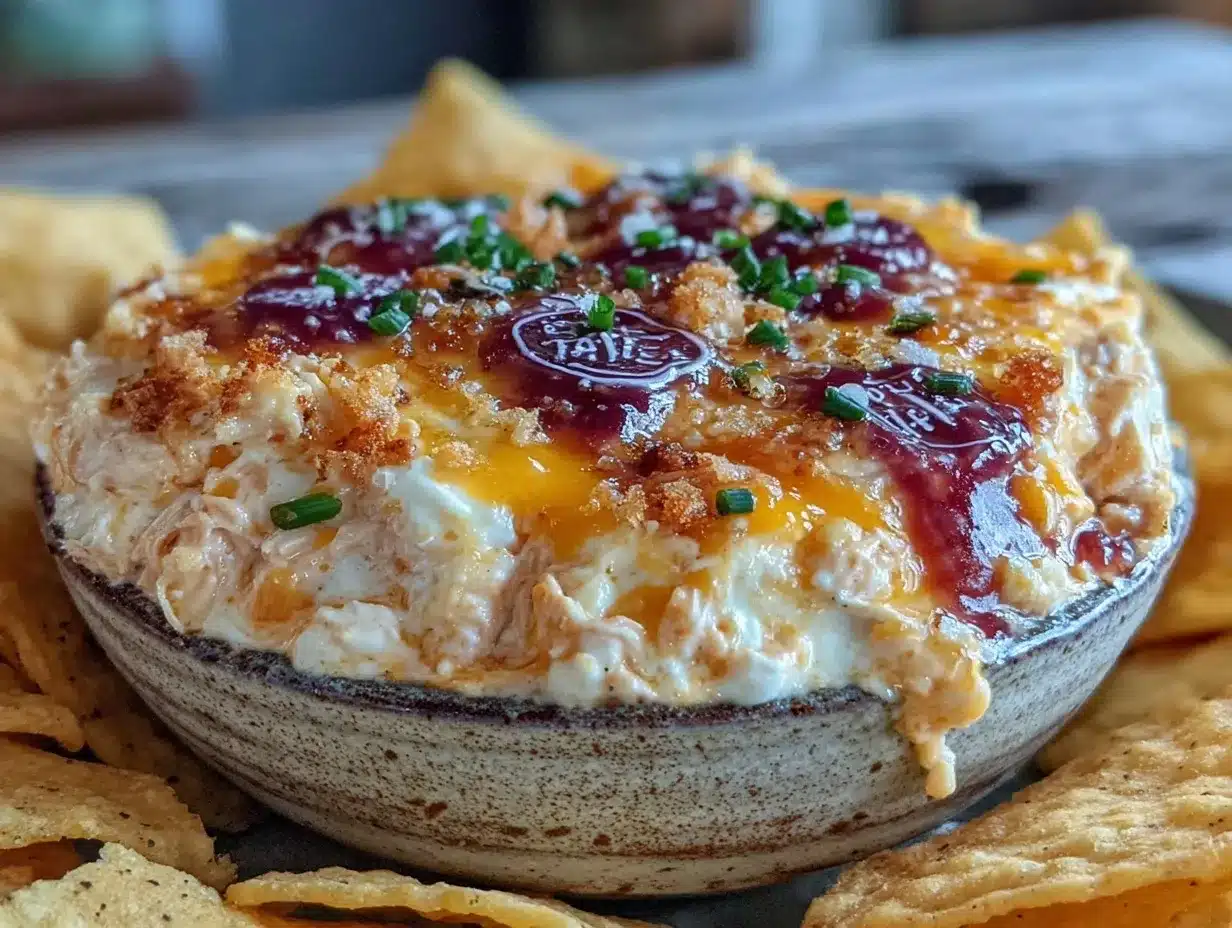 creamy buffalo chicken dip preparation steps