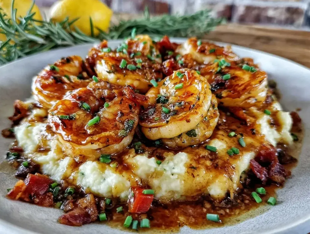 Creamy Cajun Shrimp and Grits - featured image