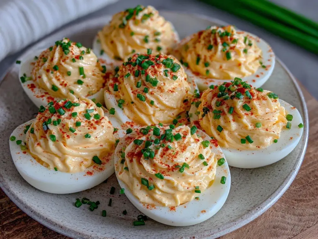 creamy classic deviled eggs - featured image
