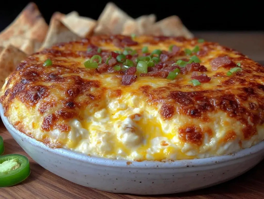 creamy jalapeño popper dip - featured image