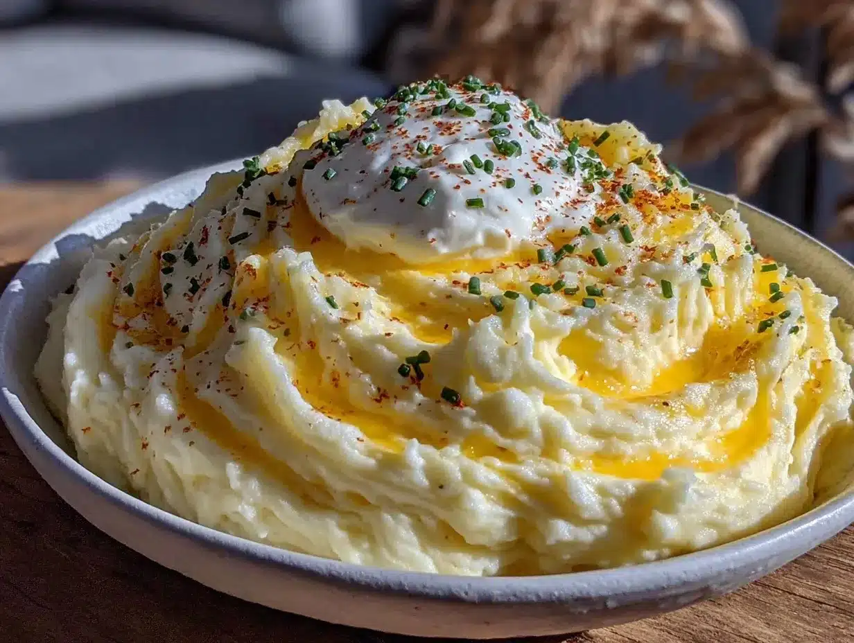 creamy mashed potatoes with sour cream preparation steps