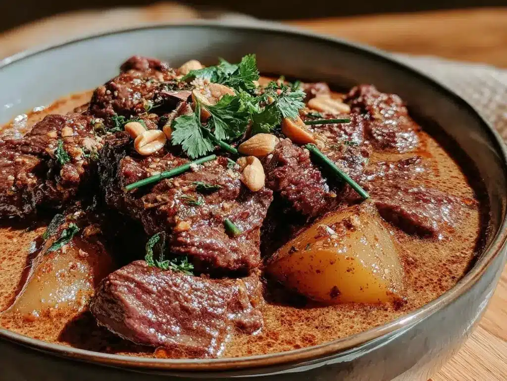 creamy massaman curry - featured image