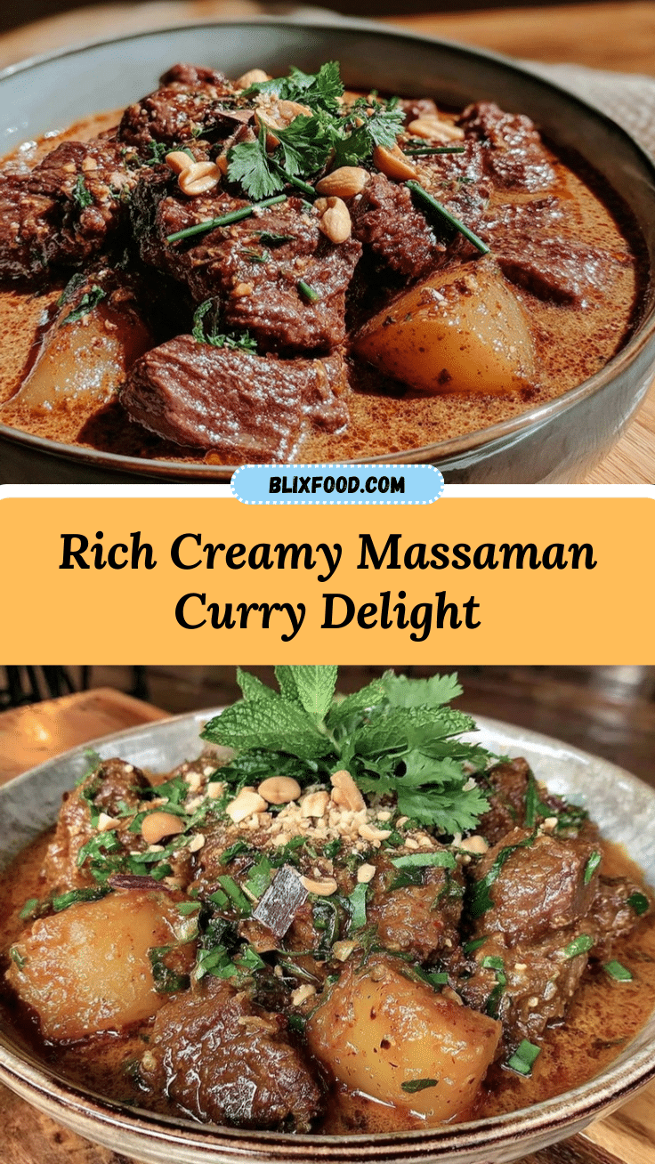 creamy massaman curry recipe