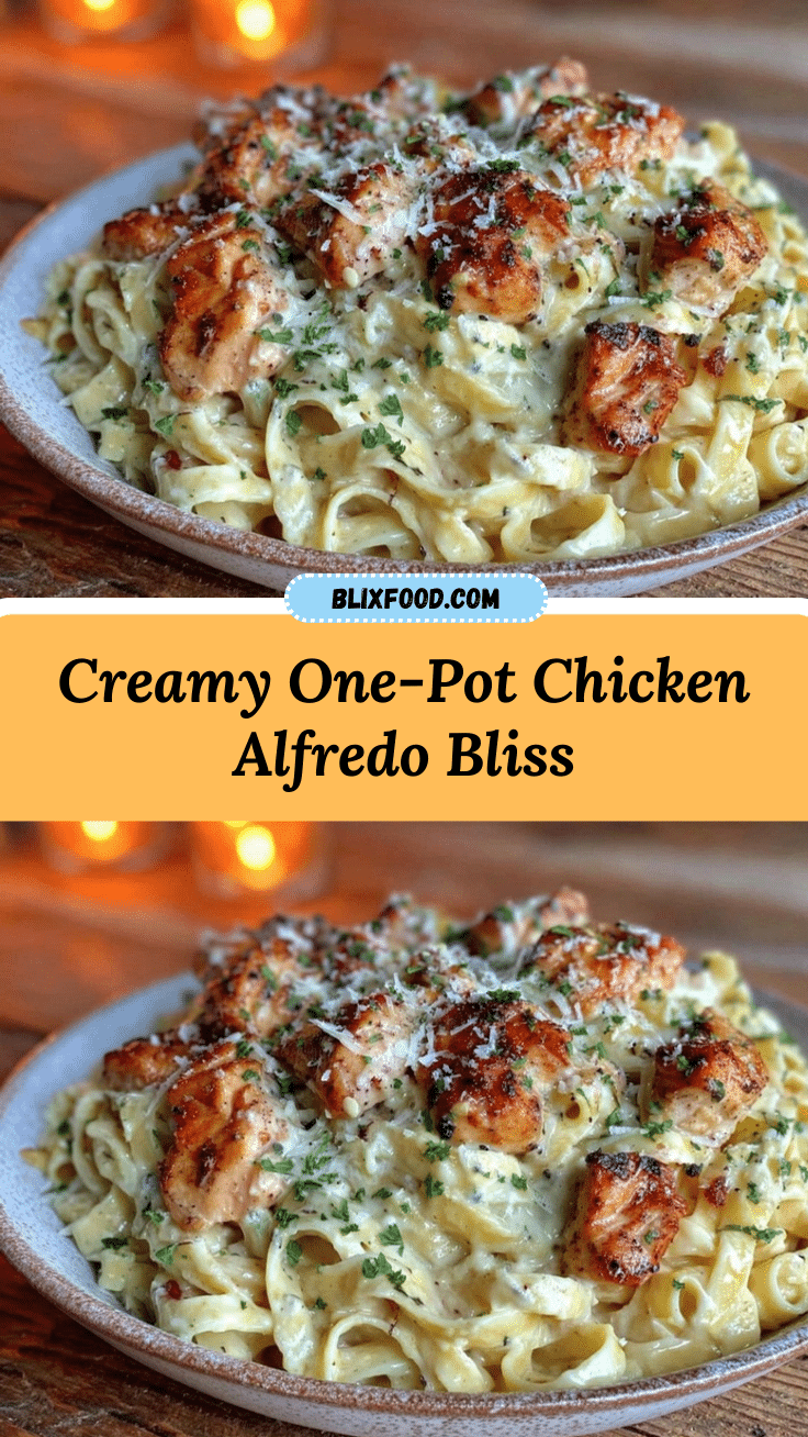 creamy one-pot chicken alfredo recipe