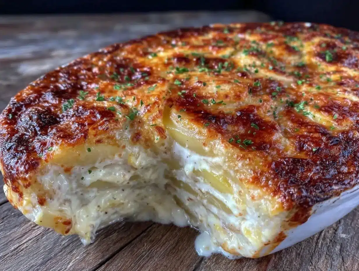 creamy scalloped potatoes au gratin preparation steps