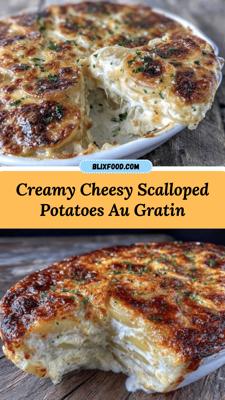 creamy scalloped potatoes au gratin recipe