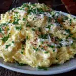 creamy scrambled eggs with cream cheese - featured image