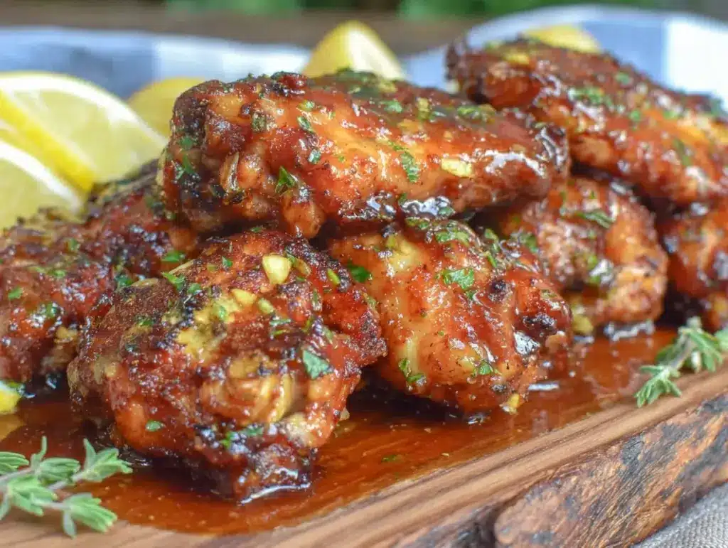 crispy air fryer chicken wings - featured image