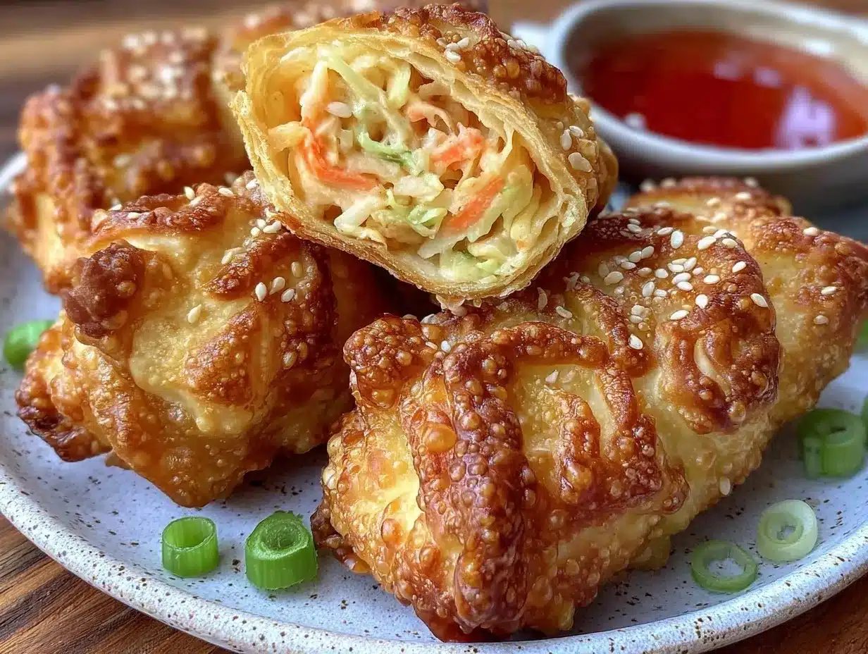 crispy air fryer egg rolls preparation steps