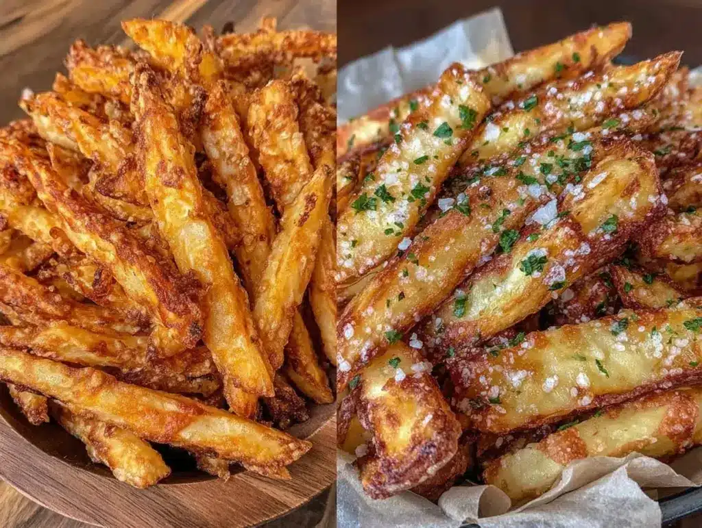crispy air fryer french fries - featured image