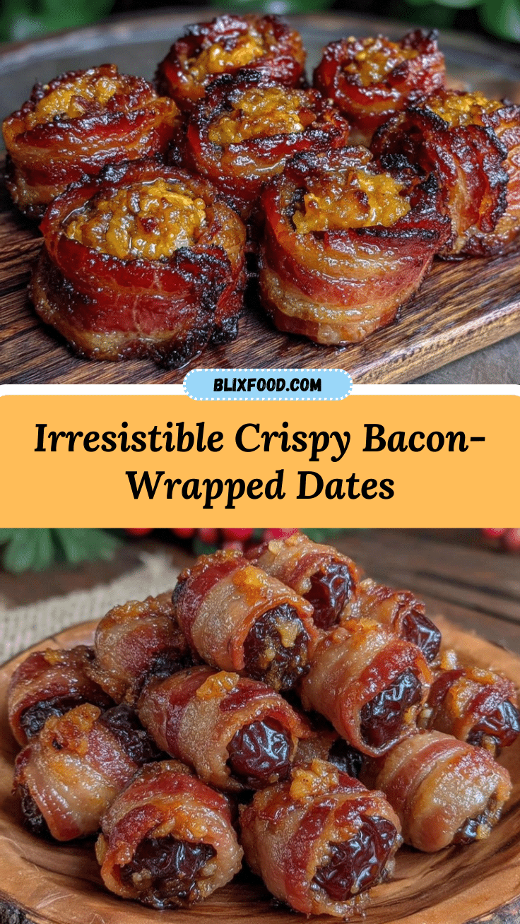 crispy bacon-wrapped dates recipe