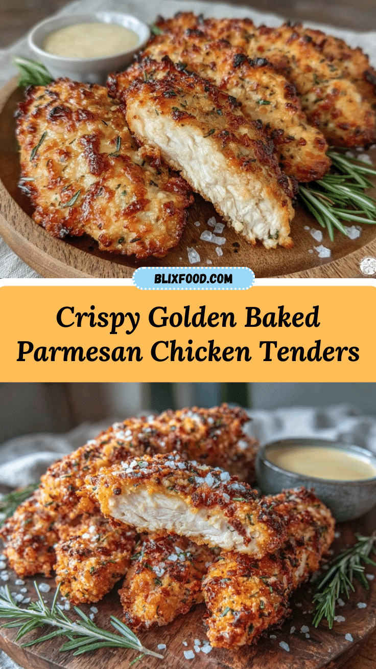 crispy baked parmesan chicken tenders recipe