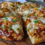 crispy BBQ chicken pizza - featured image