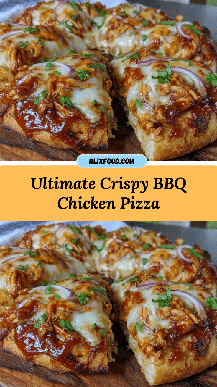 crispy BBQ chicken pizza recipe