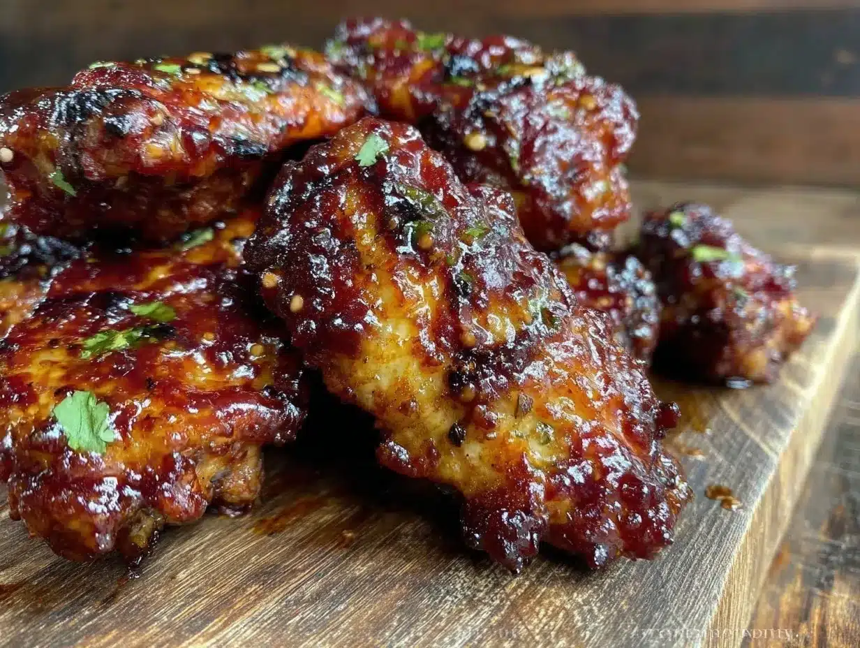 crispy bbq chicken wings preparation steps