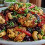 crispy cashew chicken delight - featured image