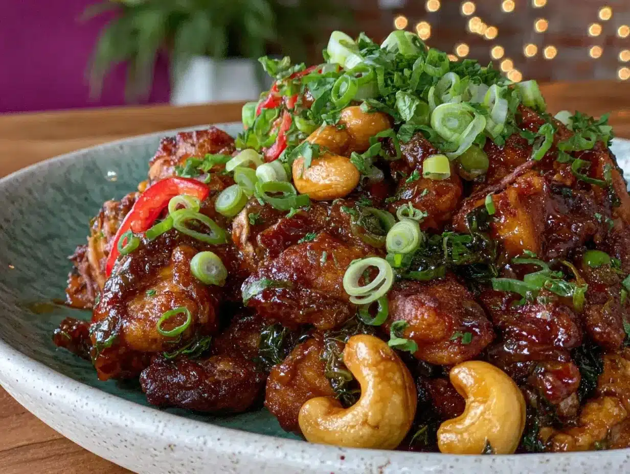 crispy cashew chicken delight preparation steps