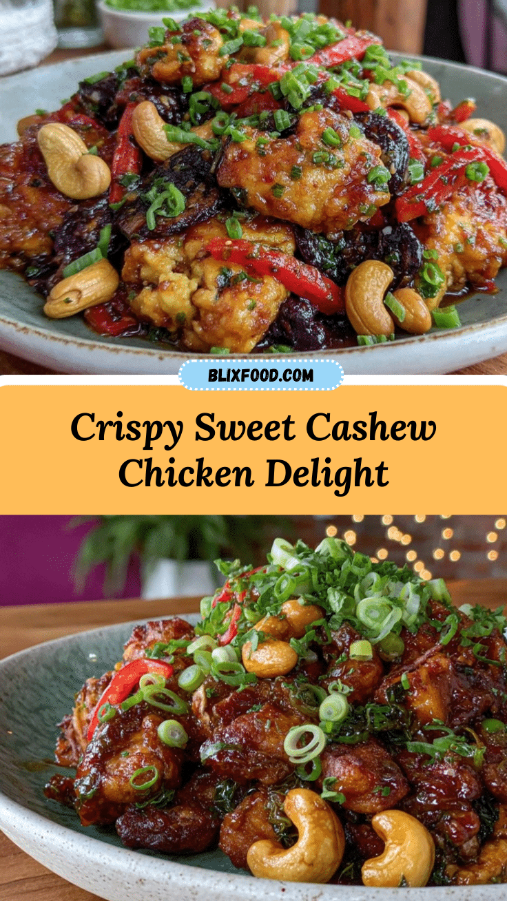crispy cashew chicken delight recipe