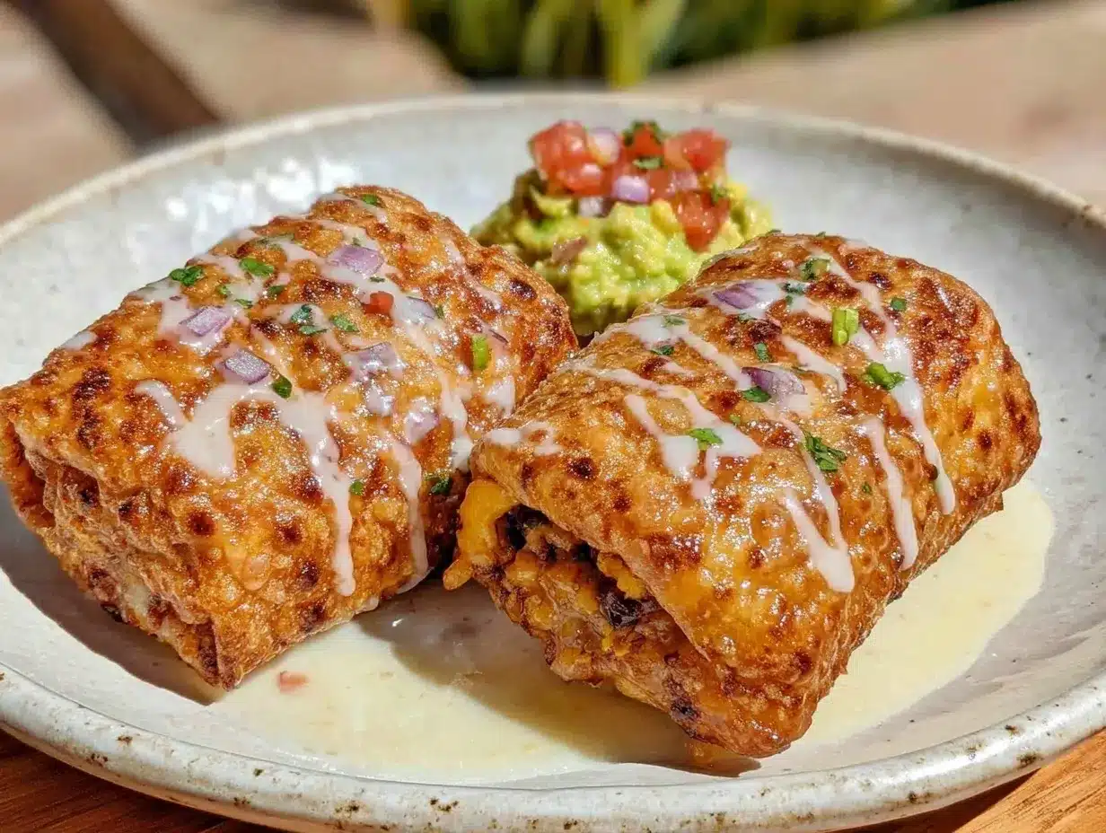 crispy chimichangas recipe preparation steps