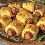 crispy fancy pigs in a blanket - featured image