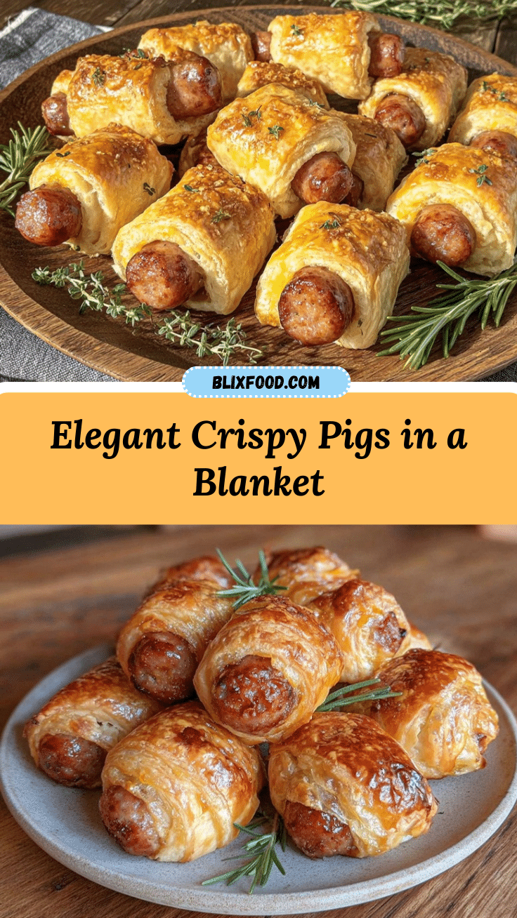 crispy fancy pigs in a blanket recipe