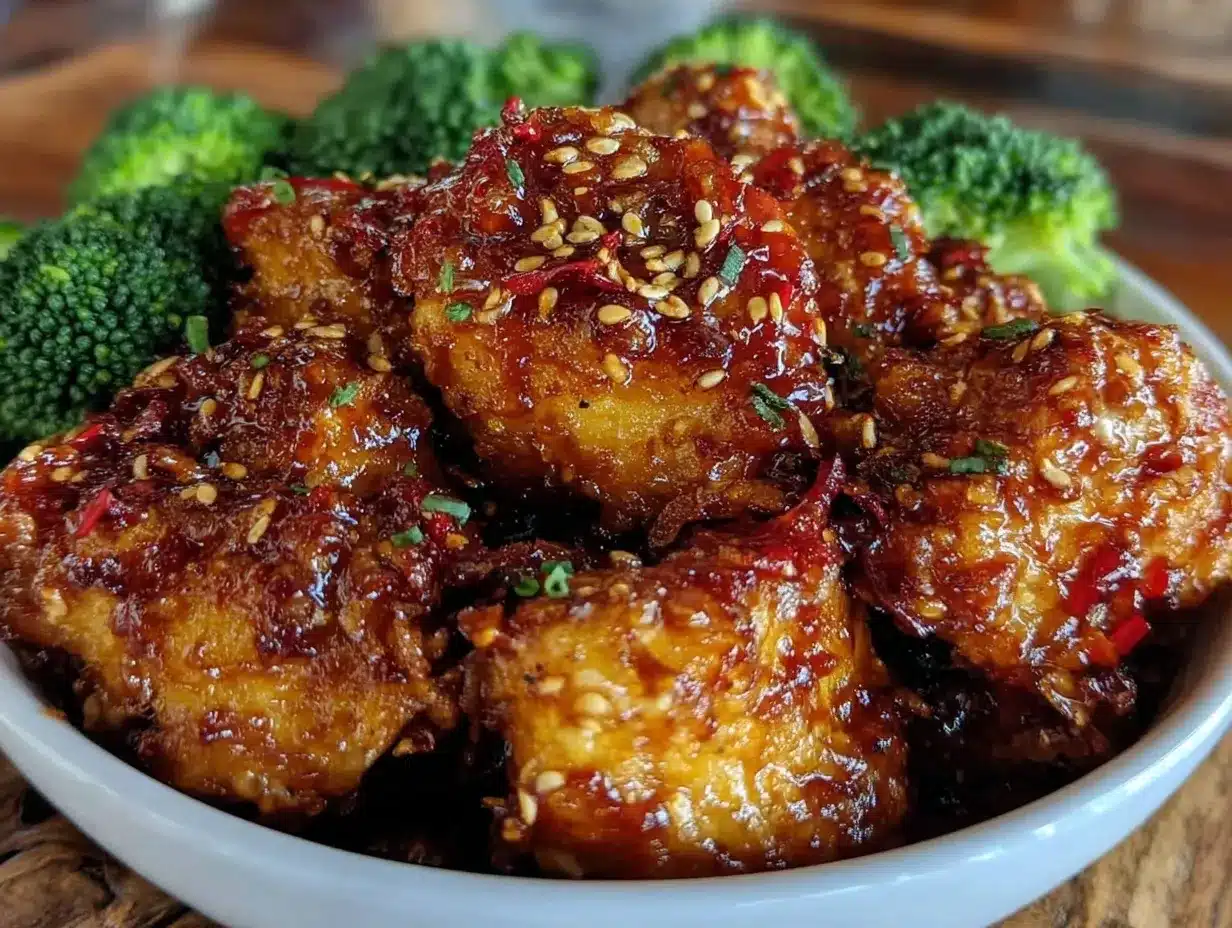 crispy General Tsos chicken preparation steps