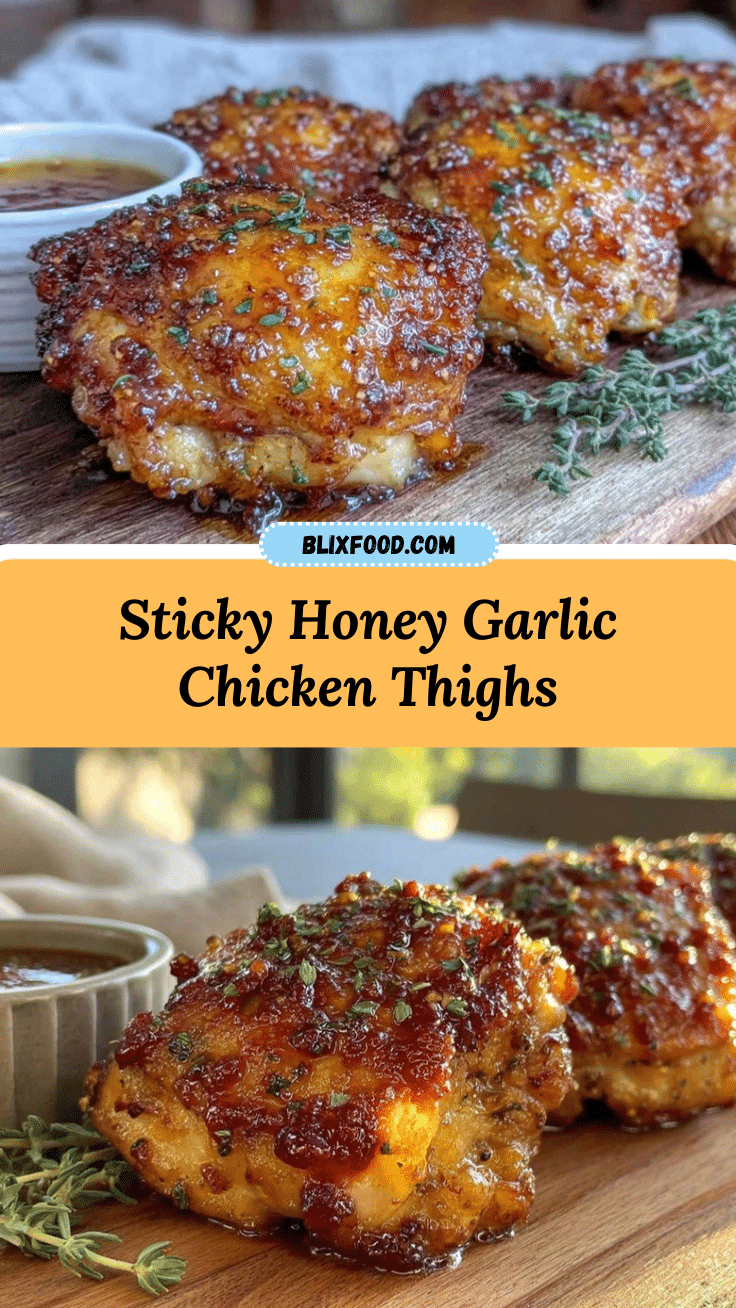 crispy honey garlic chicken thighs recipe