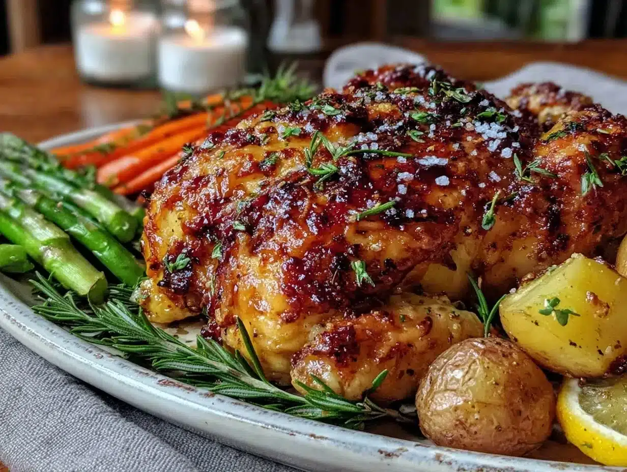 crispy lemon herb roasted chicken preparation steps