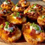 crispy loaded potato skins - featured image