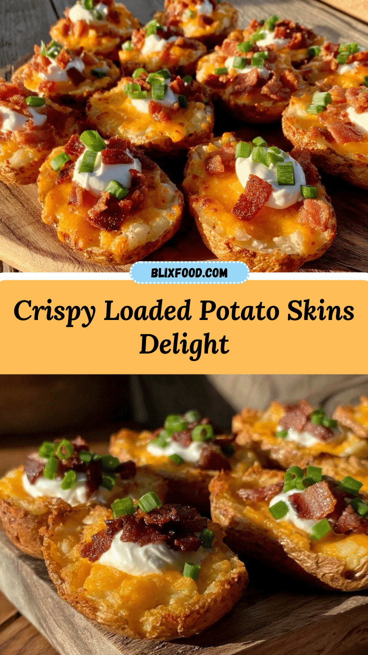 crispy loaded potato skins recipe
