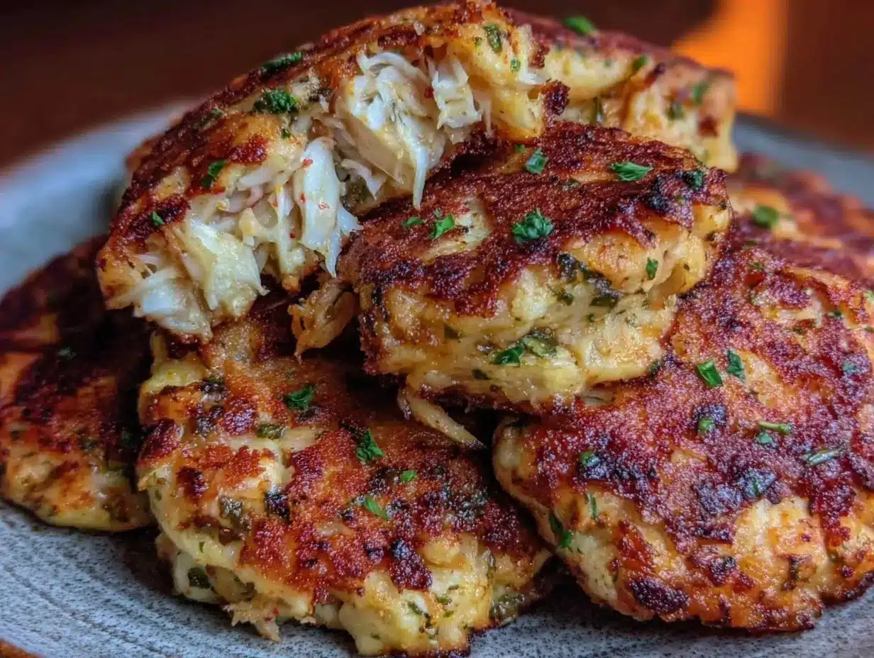 crispy mini crab cakes bites preparation steps