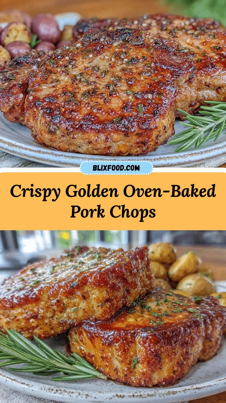 crispy oven-baked pork chops recipe