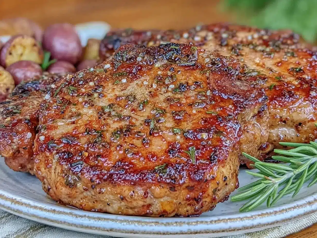 crispy oven-baked pork chops - featured image