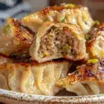 crispy potstickers pork dumplings - featured image