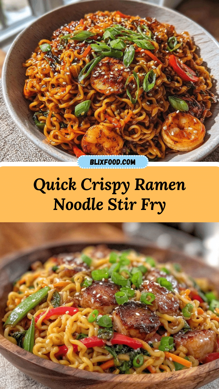 crispy ramen noodle stir fry recipe