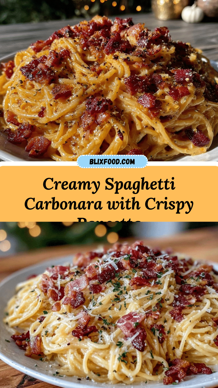 crispy spaghetti carbonara recipe