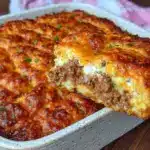 crispy tater tot casserole - featured image