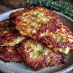 crispy traditional potato latkes - featured image