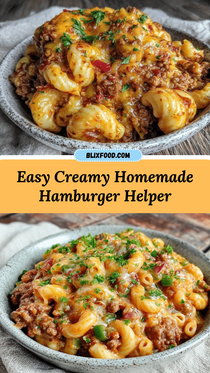 easy creamy homemade hamburger helper recipe