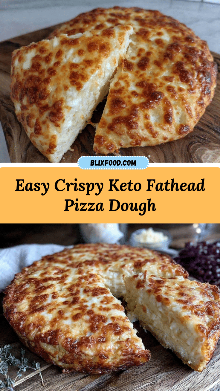 easy crispy keto fathead pizza dough recipe
