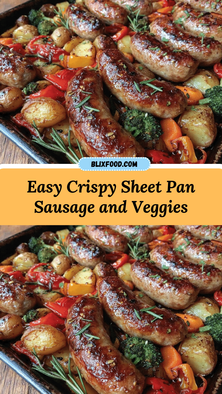easy crispy sheet pan sausage and vegetables recipe recipe