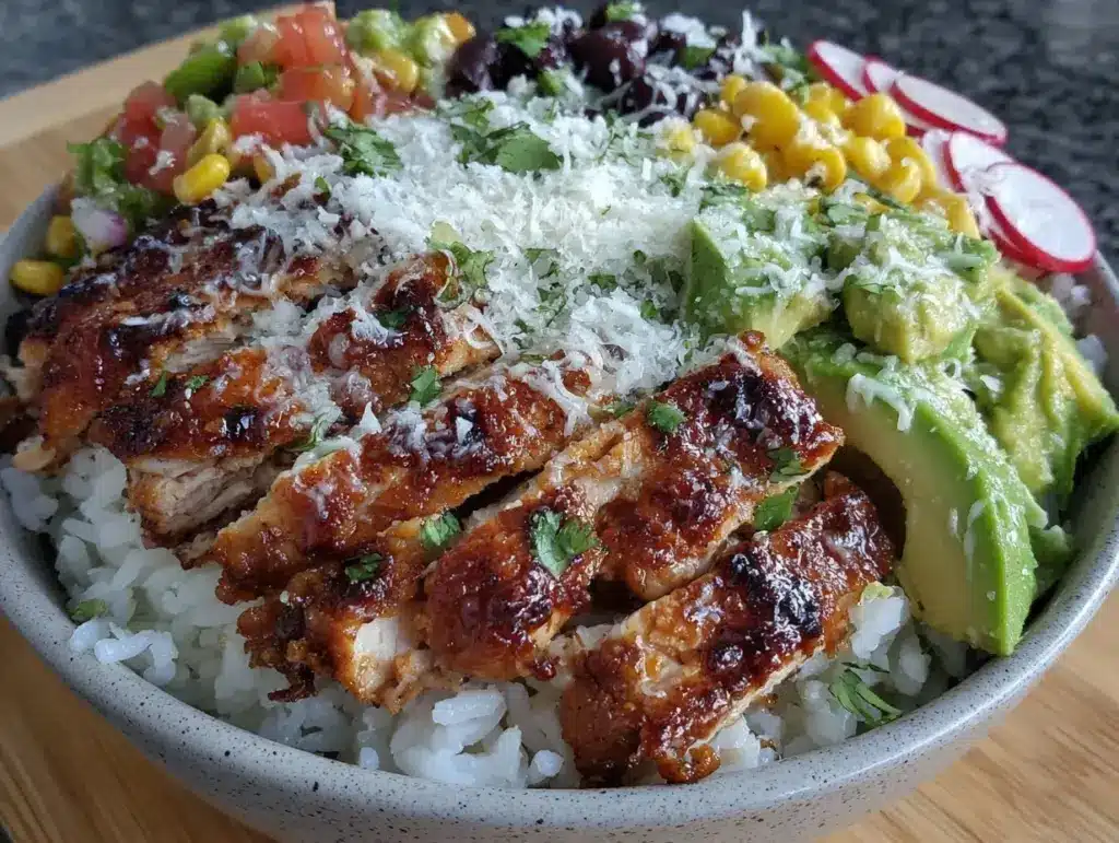 easy flavor-packed burrito bowl meal prep - featured image