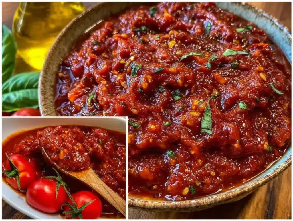 easy homemade marinara sauce - featured image