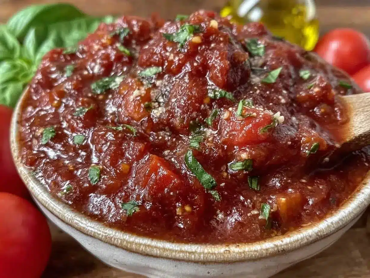 easy homemade marinara sauce preparation steps