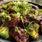 easy savory beef and broccoli recipe - featured image